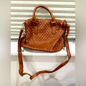 Brown Woven Bag